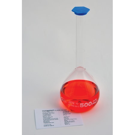 Zoro Select Volumetric Flask, 2 L, Round FG5580-2000